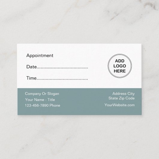 Business Customer Termin Visitenkarten (Vorderseite)