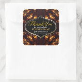 Business Danke Batik Fire Aufkleber (Tasche)