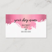 Business danke Einlegen Karte moderne Verpackung (Rückseite)