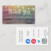 Business Danke für Ihre Bestellung Visitenkarte (Vorne/Hinten)