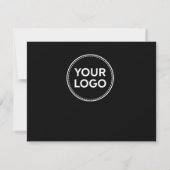 Business Dankeschön Karte / Packungsbeilage (Rückseite)