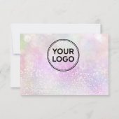 Business Dankeschön Karte / Packungsbeilage (Rückseite)