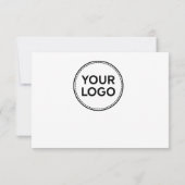 Business Dankeschön Karte / Packungsbeilage (Rückseite)