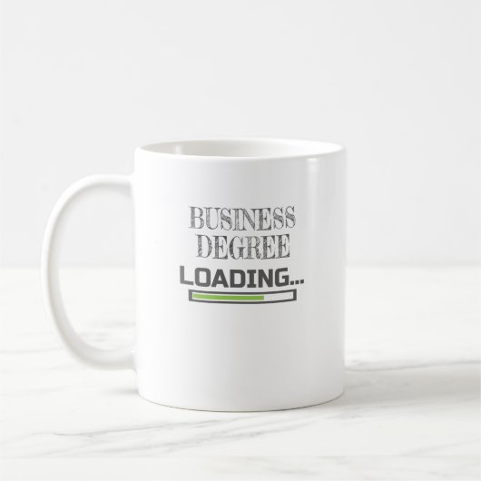 Business Degree Loading Business School Major Gesc Kaffeetasse (Links)