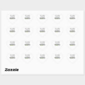 Business Degree Loading Business School Major Gift Herz-Aufkleber (Blatt)