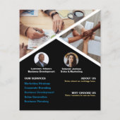 Business Development Business Flyer (Hinten)