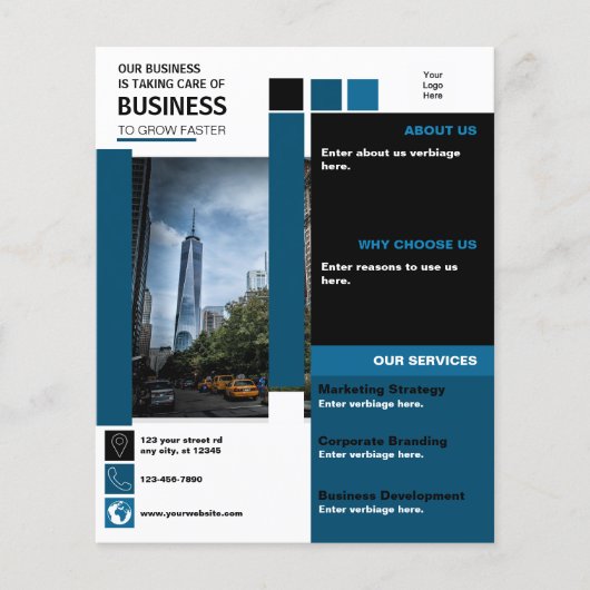 Business Development Business Flyer (Vorne)