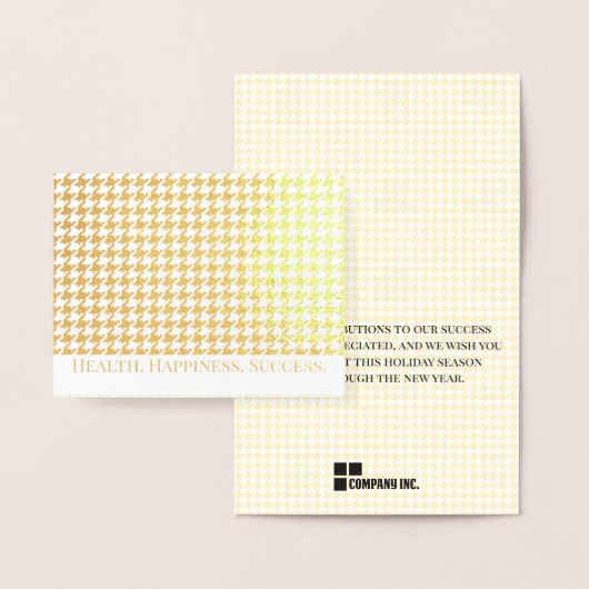 Business Diversity Hahnentrittmuster - Urlaub im n Folienkarte (Anzeige)