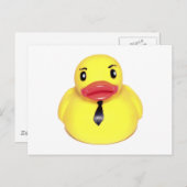 Business Duck Postkarte (Vorne/Hinten)