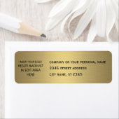 Business einfach / Logo goldfarben einfügen (Insitu)