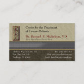 Business Elegance Physician Business Card Visitenkarte (Vorderseite)