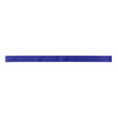 Business Elegantes Berufliches Navy Blue Logo Foto Satinband (Vorderseite)