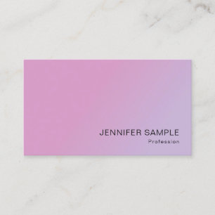 Business Elegantes rosa Lila modernes Template Visitenkarte
