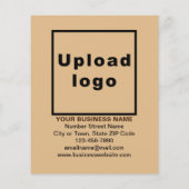 Business Erntedank Sale on Light Brown Flyer (Hinten)