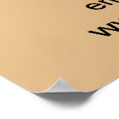 Business Erntedank Sale on Light Brown Poster (Ecke)