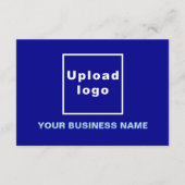 Business Erntedank Small Blue Flat Card (Rückseite)