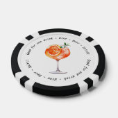 Business Event Aperol QR Code Trinkbeleg Pokerchips (Einzeln)