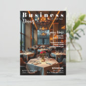 Business Event Einladung (Stehend Vorderseite)