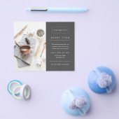 Business Event Grau Minimalistisches Berufliches F Flyer (Einzeln)