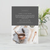 Business Event Minimalist Professional Photo Einladung (Stehend Vorderseite)