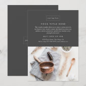 Business Event Minimalist Professional Photo Einladung (Vorne/Hinten)