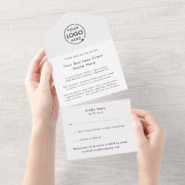 Business Event | MINIMALISTISCH All In One Einladung