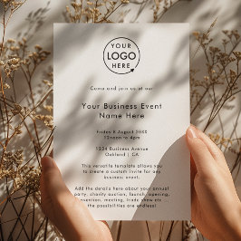 Business Event | MINIMALISTISCH Einladung