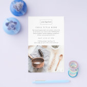 Business Event Minimalistisches Berufliches Foto Flyer (Einzeln)