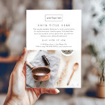 Business Event Minimalistisches Berufliches Foto Flyer<br><div class="desc">Eine einfache,  moderne Foto-Business-Einladung,  die sich durch eine übersichtliche Typografie und eine minimale Gestaltung auszeichnet. Klicken Sie auf die Schaltfläche Bearbeiten,  um dieses Design mit Ihrem geschäftlichen Foto und den Details anzupassen.</div>