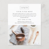 Business Event Minimalistisches Berufliches Foto Flyer (Vorne)