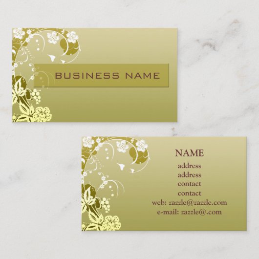 business_floral visitenkarte (Vorne/Hinten)