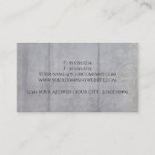 Business Florist Elegante Rustikale Pink Pony Visitenkarte (Rückseite)