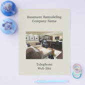 Business Flyer für den Keller-Umbau (Einzeln)