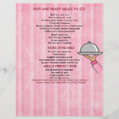 Business-Flyer mit Strip-Abreißen Flyer (Hinten)