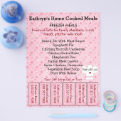 Business-Flyer mit Strip-Abreißen Flyer (Einzeln)