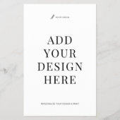 Business Flyer Printing 5.5x8.5" Custom Design (Hinten)