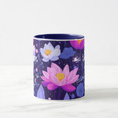 Business for Glow Gardens - Lila Lotus & Floral Tasse (Zentrum)