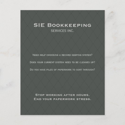 BUSINESS FÖRDERUNG FLYER einfach schlau (Vorne)