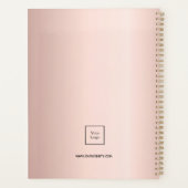 Business Foto Logo Rose Goldmakeup Künstler 2026 Planer (Rückseite)