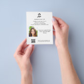 Business Foto qr Kosmetik Wellness-Center Make-up  Flyer (Gruppe)