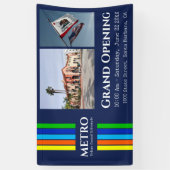 Business Foto Urban Moderne vertikale Streifen Banner (Vertikal)