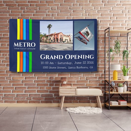 Business Foto Urban Moderne vertikale Streifen Banner