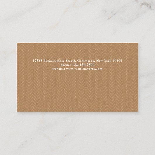 Business Free Coffee Loyalty Card Treuekarte (Rückseite)