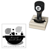 Business Frucht Smoothie Lemon Lemonade Stand Gummistempel (Stempel)
