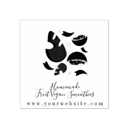 Business Fruit Smoothie Guava Gummistempel