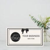 Business-Geschenk-Zertifikat (Stehend Vorderseite)