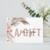 BUSINESS GIFT CERTIFICATE | BOHO (Stehend Vorderseite)