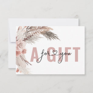 BUSINESS GIFT CERTIFICATE BOHO