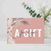 BUSINESS GIFT CERTIFICATE | BOHO (Stehend Vorderseite)