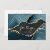 BUSINESS GIFT CERTIFICATE | Modern Marble Gold (Vorne/Hinten)